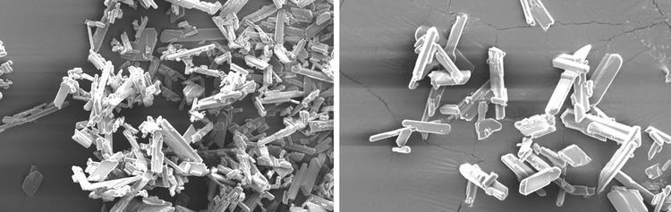 Pb co-precipitated with gypsum CaSO4